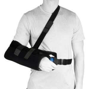 Shoulder Sling with Abduction Pillow Squeeze Ball HCPCS L3670